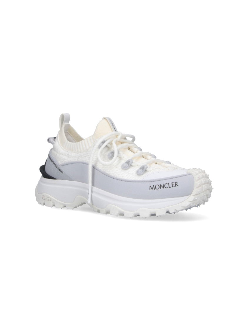 Moncler White Trailgrip Lite3 Mesh Sneakers