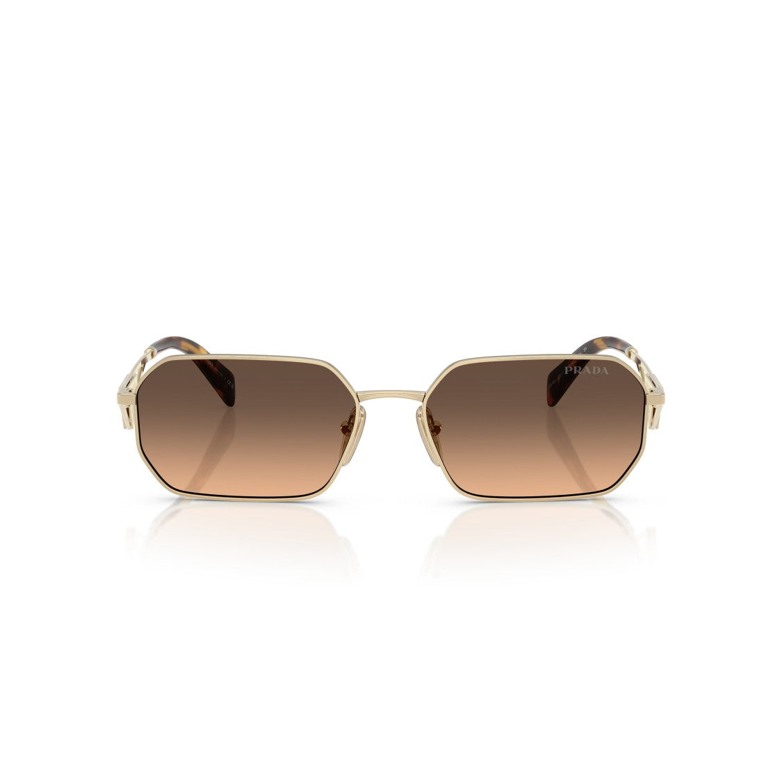 Prada 0Pr A51s Octagonal Steel Sunglasses