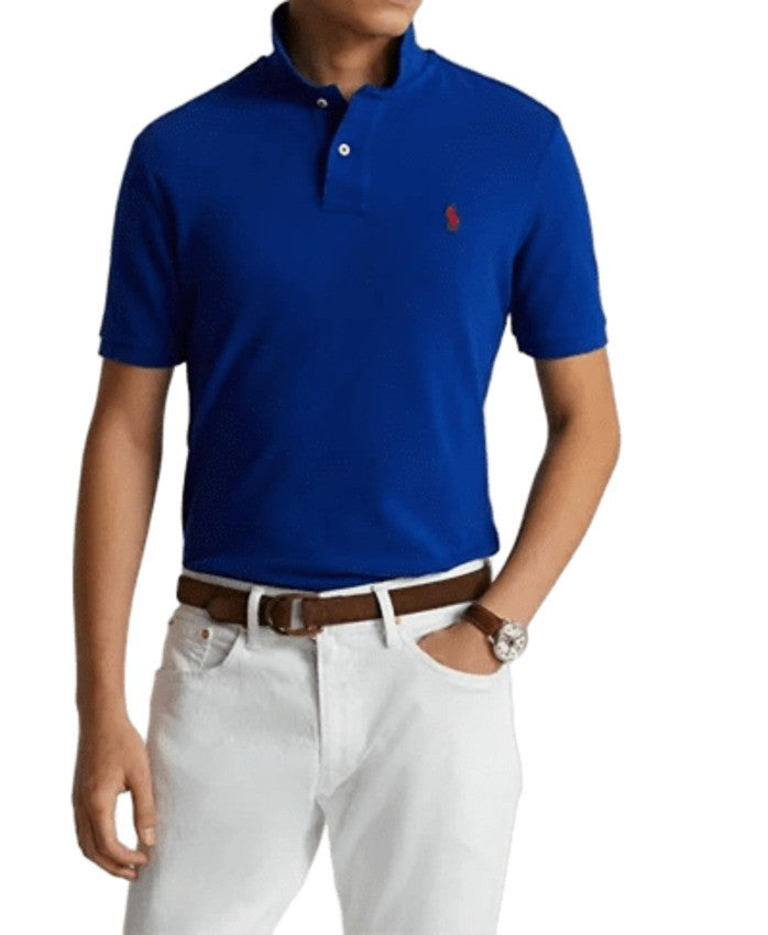 Polo Ralph Lauren Slim Fit Blue Polo T-Shirt