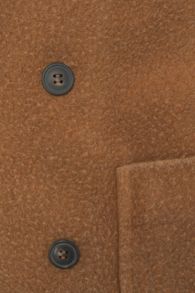 Circolo 1901 Double-Breasted Textured Blazer With Soft Finish