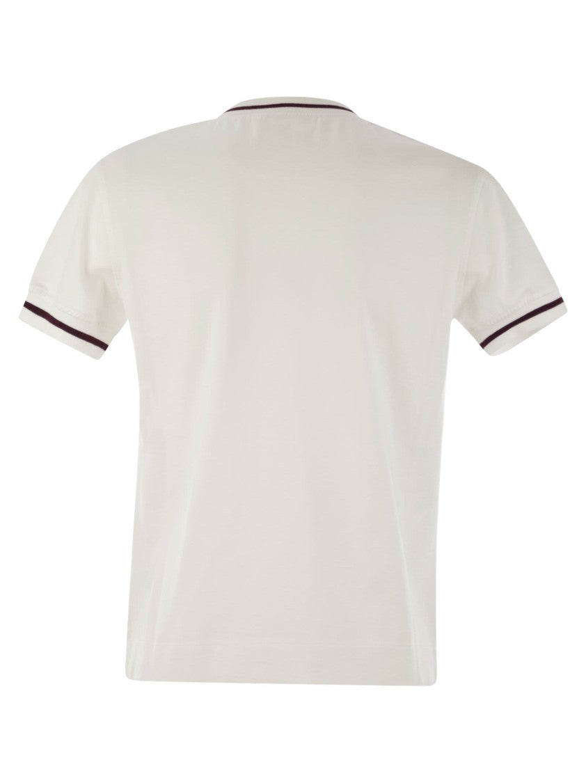 Brunello Cucinelli Cotton Jersey T-Shirt With Logo