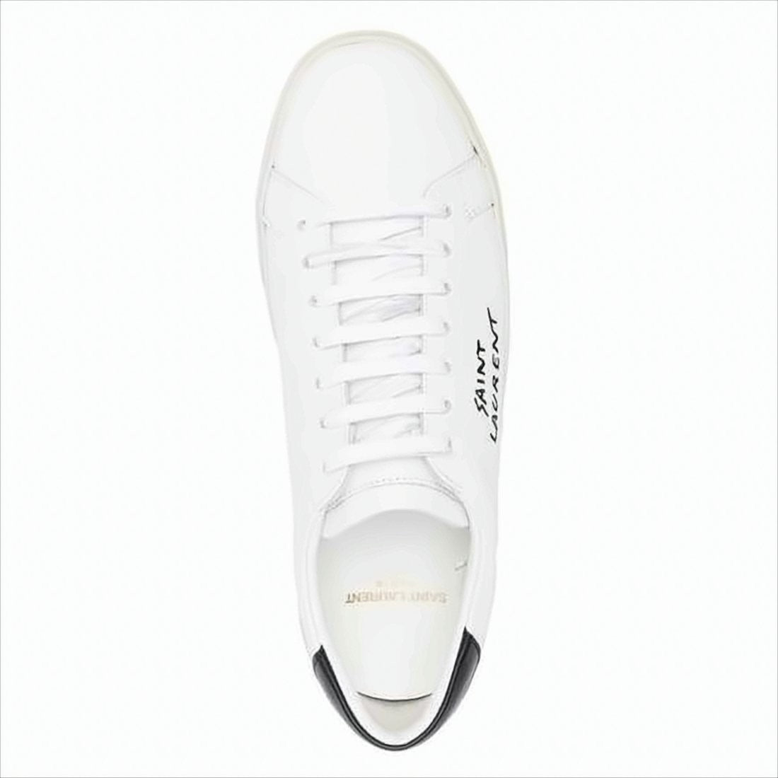 Saint Laurent Low-Top Calfskin Leather Sneakers