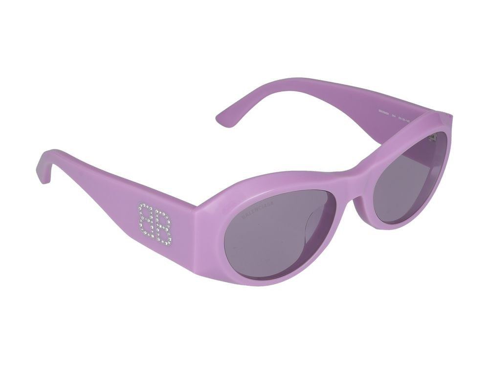 Balenciaga Sunglasses Bb0396sk 004 Violet Violet Violet 55/20/145