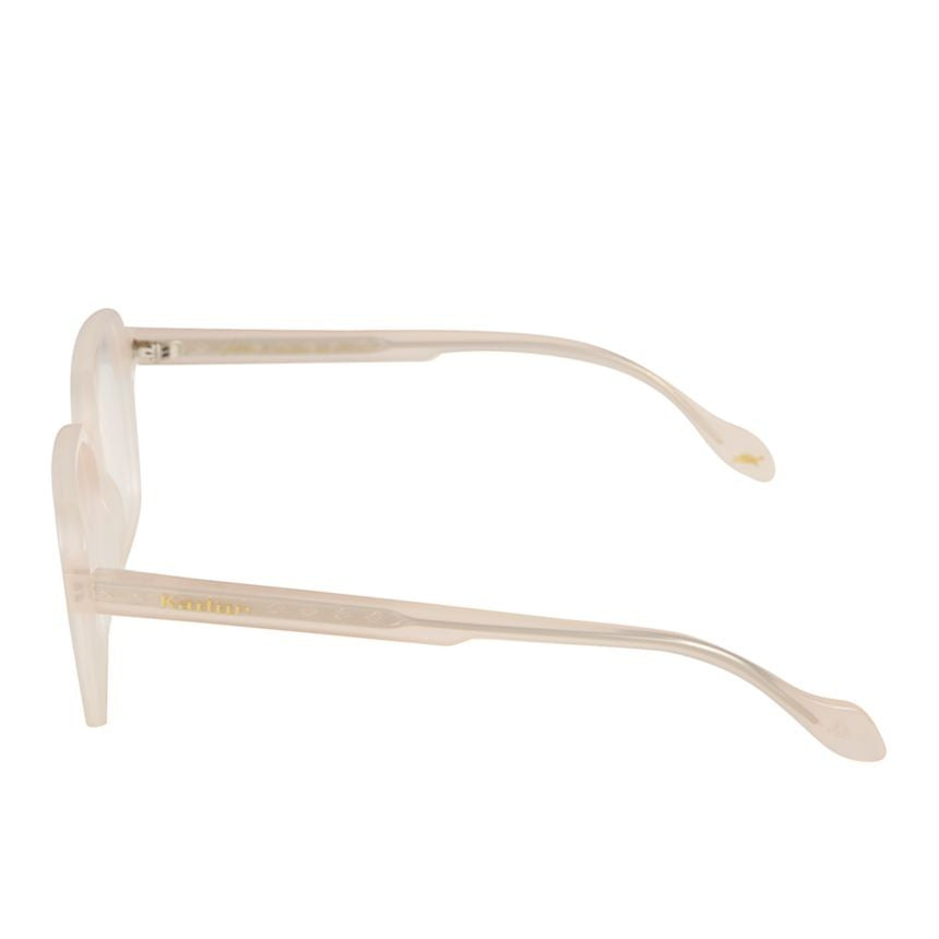 Kador Beige Lisa Light Translucent Square Eyeglasses