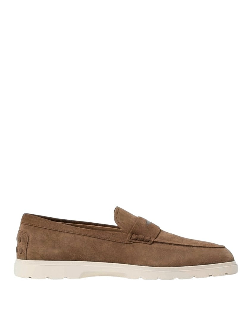Tod's Soft Calf Leather Loafer With Penny Strap