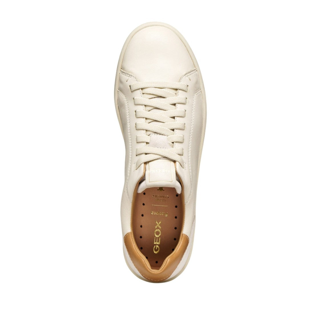 Geox Spherica Ecub-1 B Beige Minimalist Sneakers