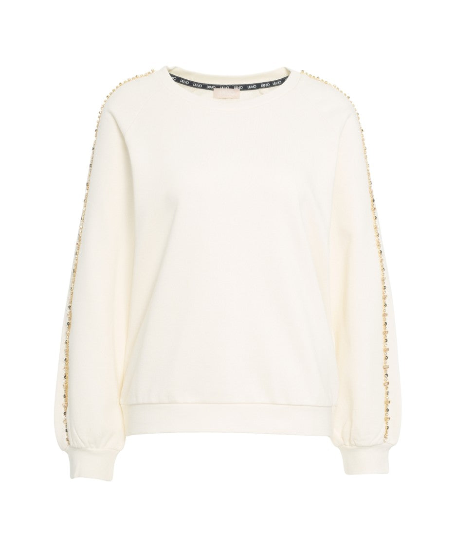 Liu Jo Luxury White Sweatshirt