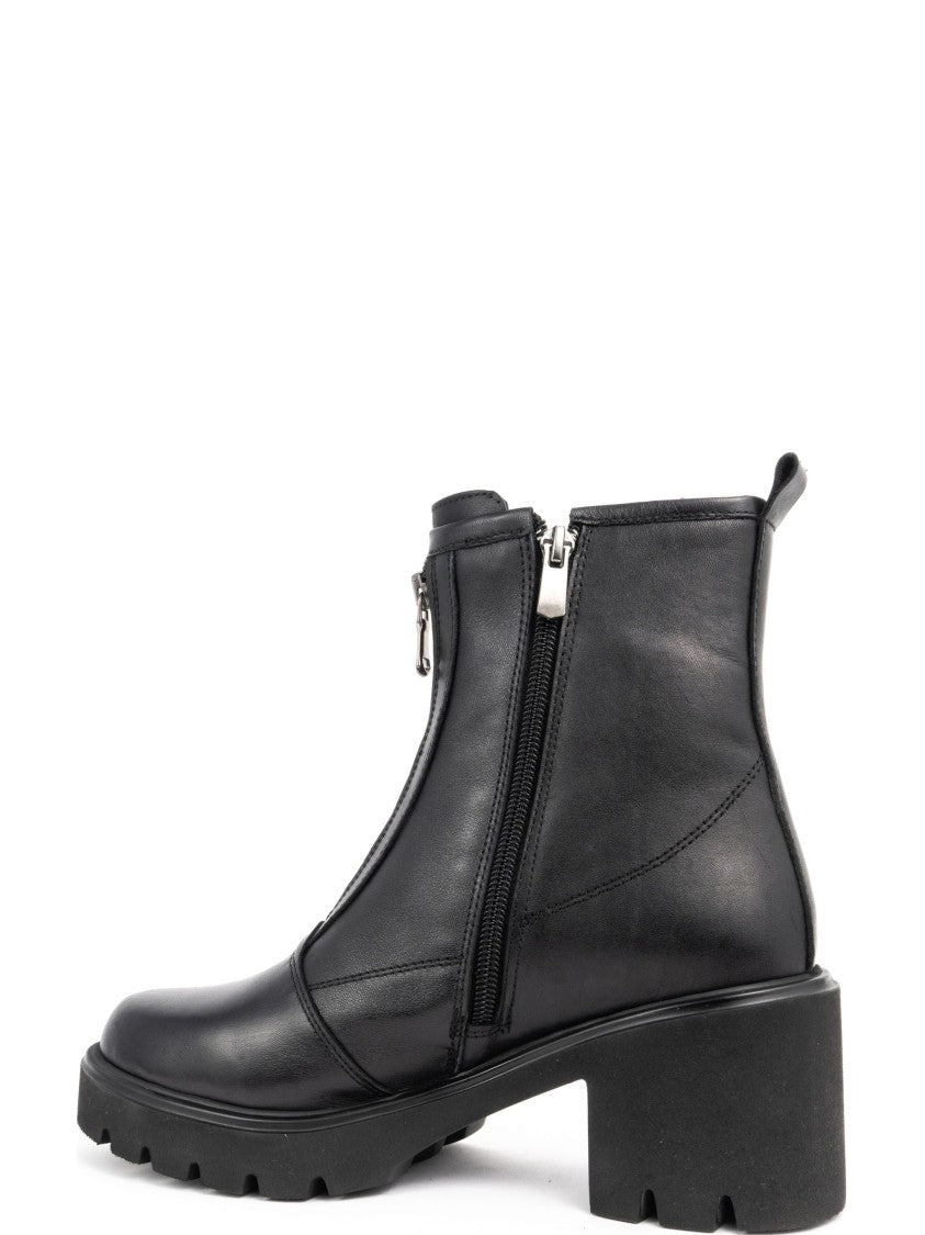 Sergio Moretti Smooth Cow Leather Ankle Boots