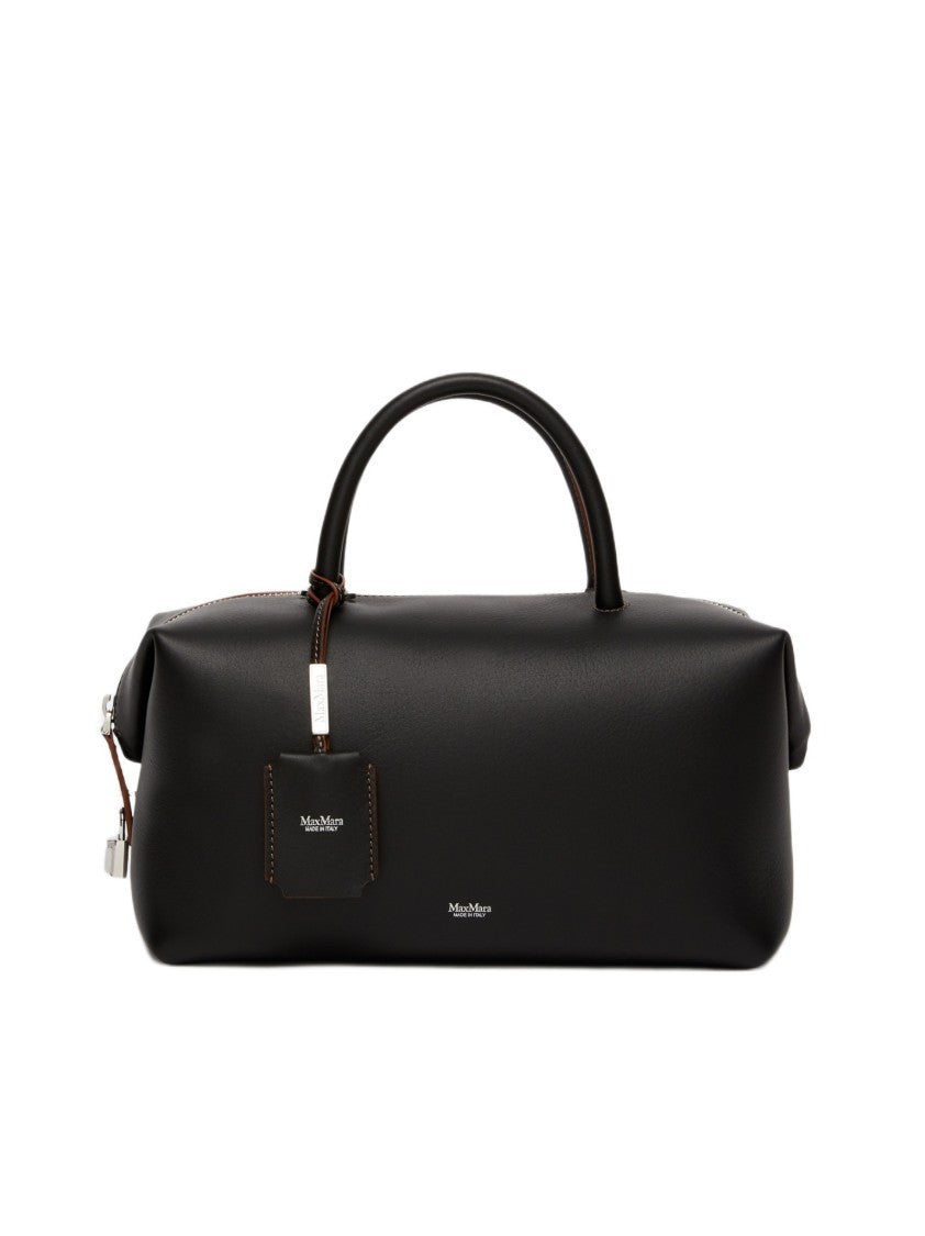 Max Mara Structured Handbag With M-Shaped Folded Sides