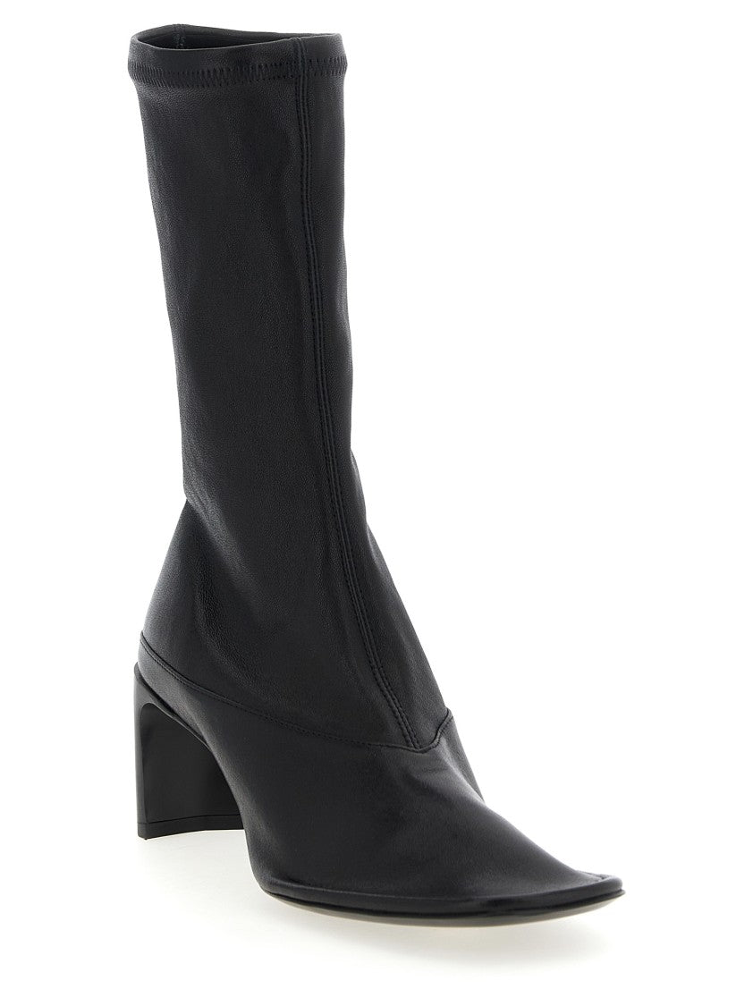 Jil Sander Nappa Ankle Boots