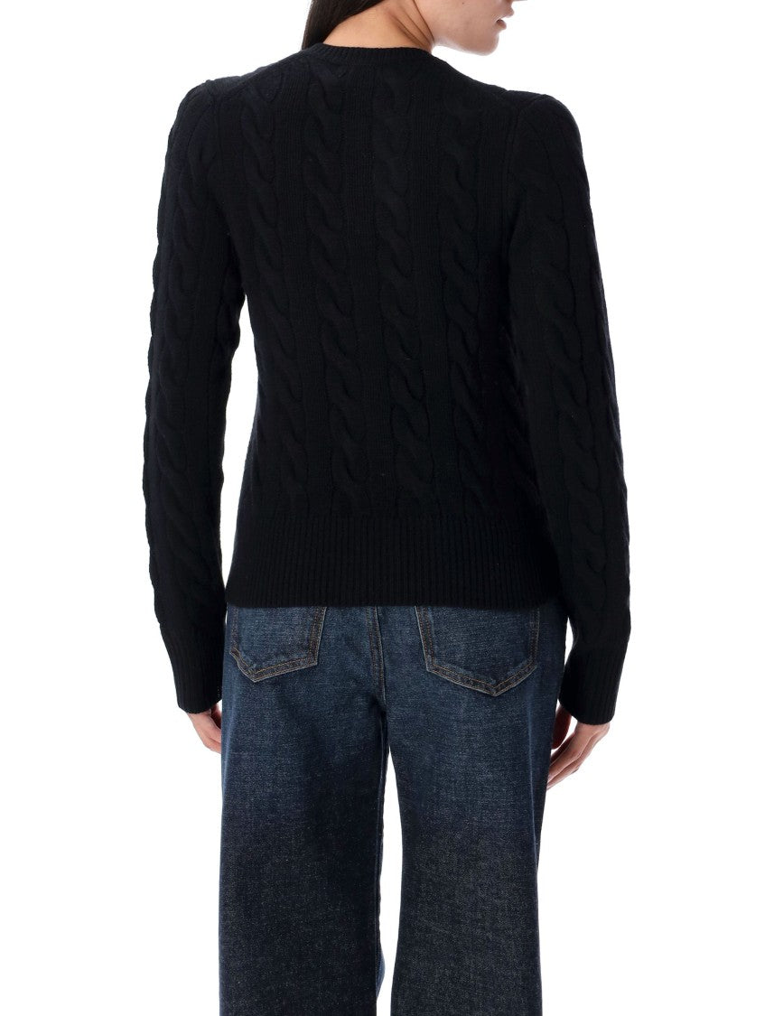 Polo Ralph Lauren Cable Knit Wool-Cashmere Slim Cardigan