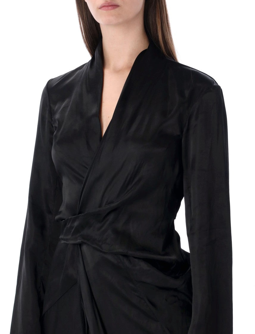 Rick Owens Long Wrap Gown