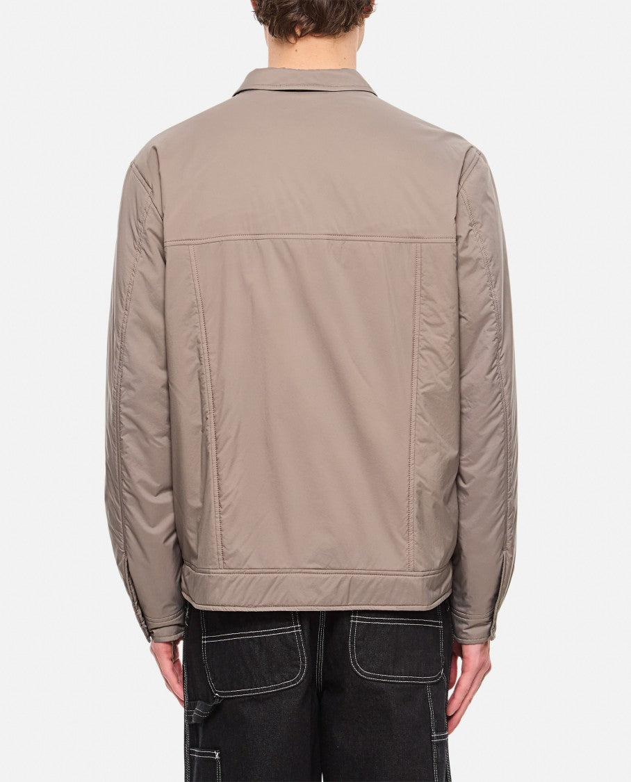 Herno Versatile Gray Jacket With Button Closure