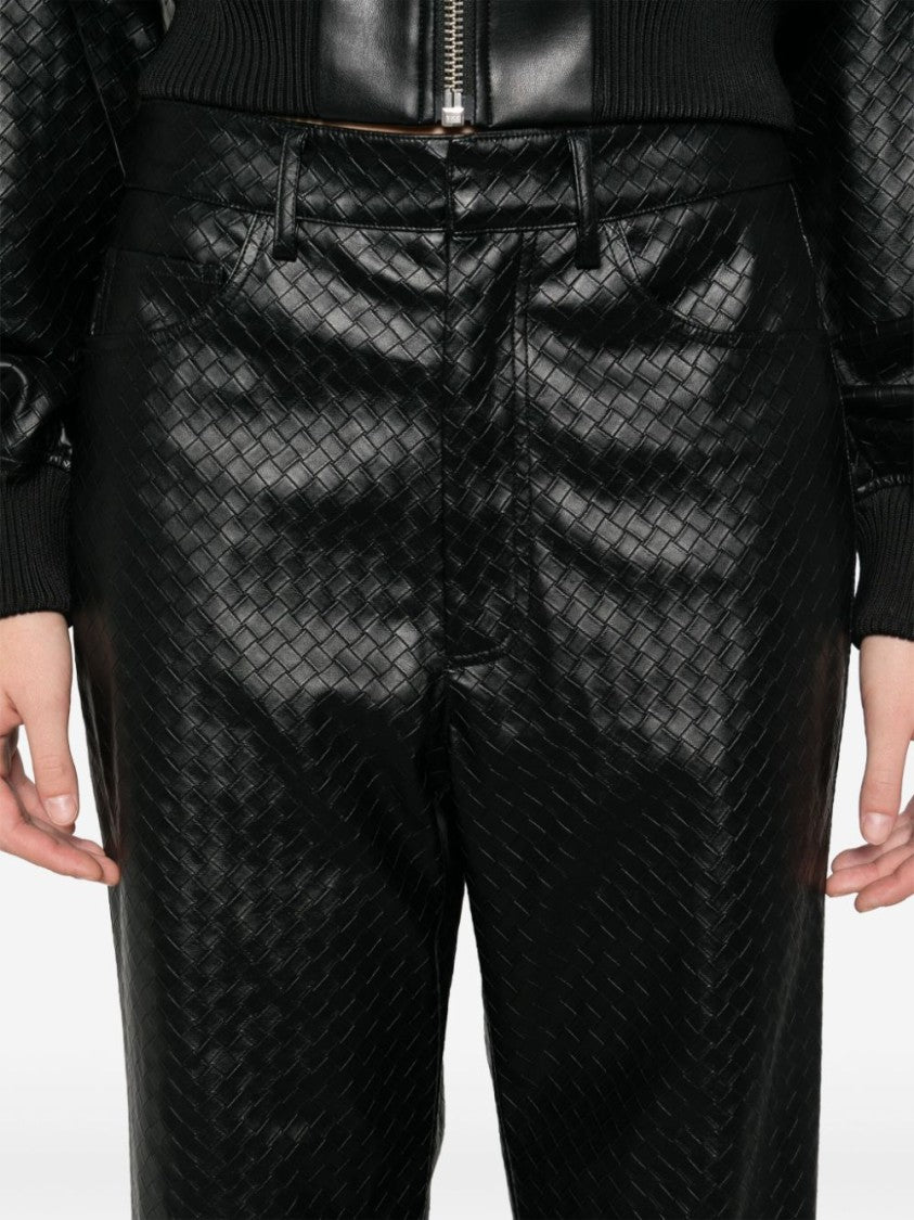 Rotate Black Wide-Leg Pants