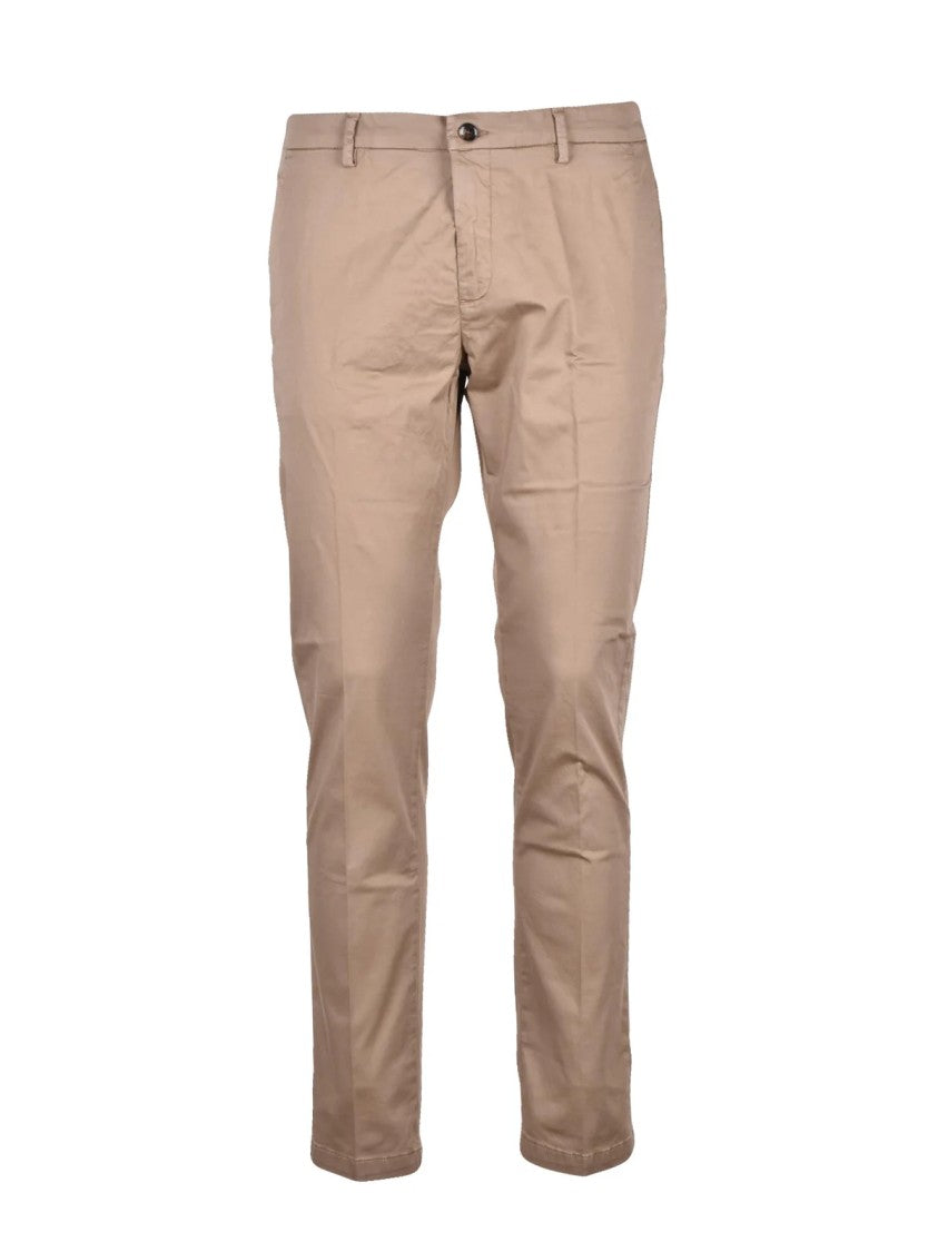 Yan Simmon Yan Simmon Cotton Stretch Trousers - Turquoise