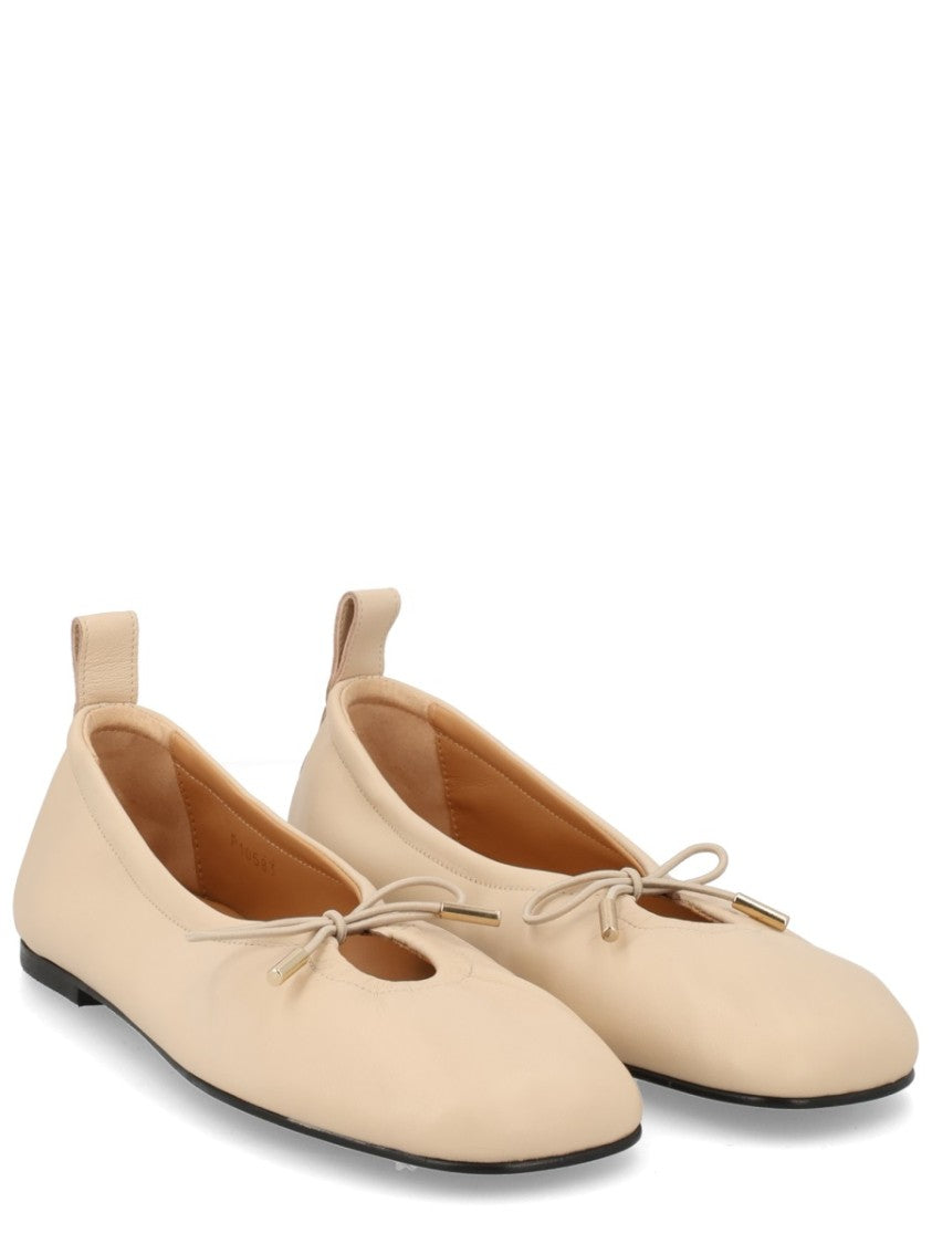 Alohas Rosalind Keyhole Cutout Bow Flats