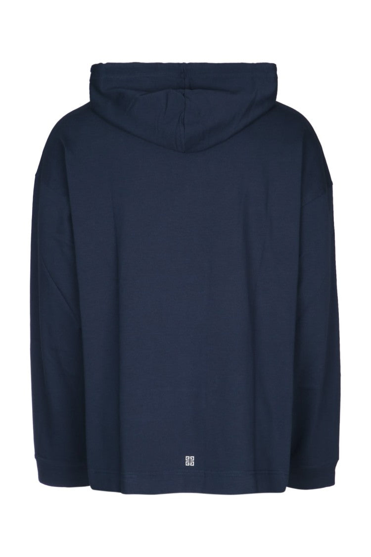 Givenchy Hooded T-Shirt With Vibrant Lightning Graphic