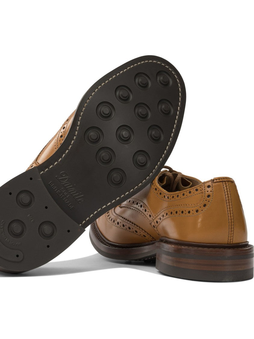 Tricker's Brown Brogue Derby Shoe