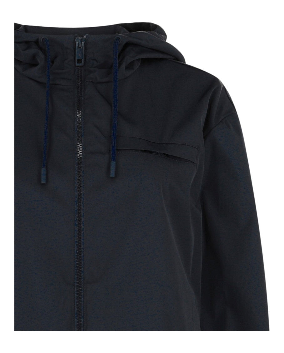 Bally Logo Hooded Windbreaker Jacket