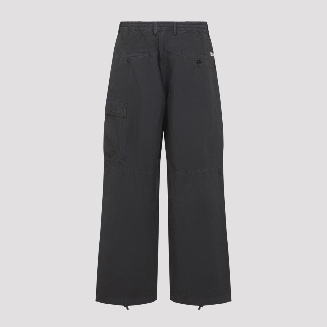 C.P. Company Cotton Trousers With Modern Fit And Circular Lens Detail