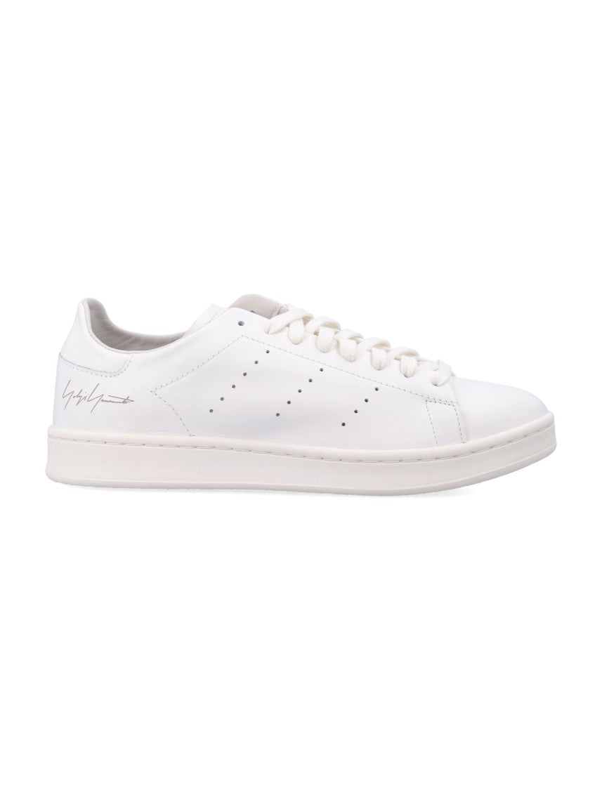 Y-3 Smooth Leather Minimalist Low-Top Sneakers