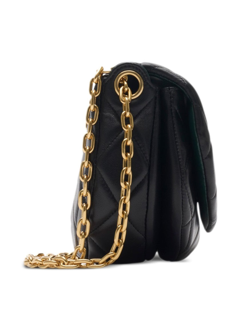 Burberry Quilted Rocking Horse Leather Shoulder Bag