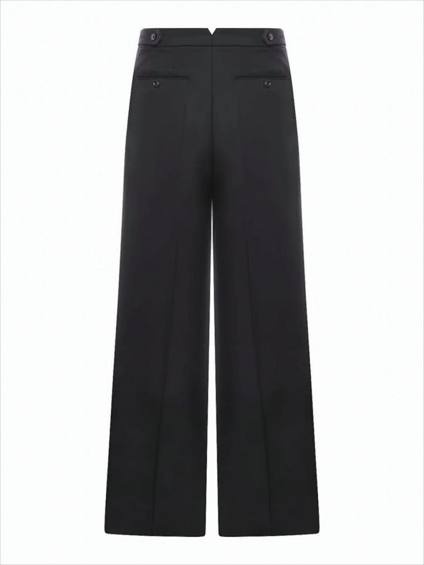 Ami Paris Tailored Suit Pants With High Waist And Front Pleats