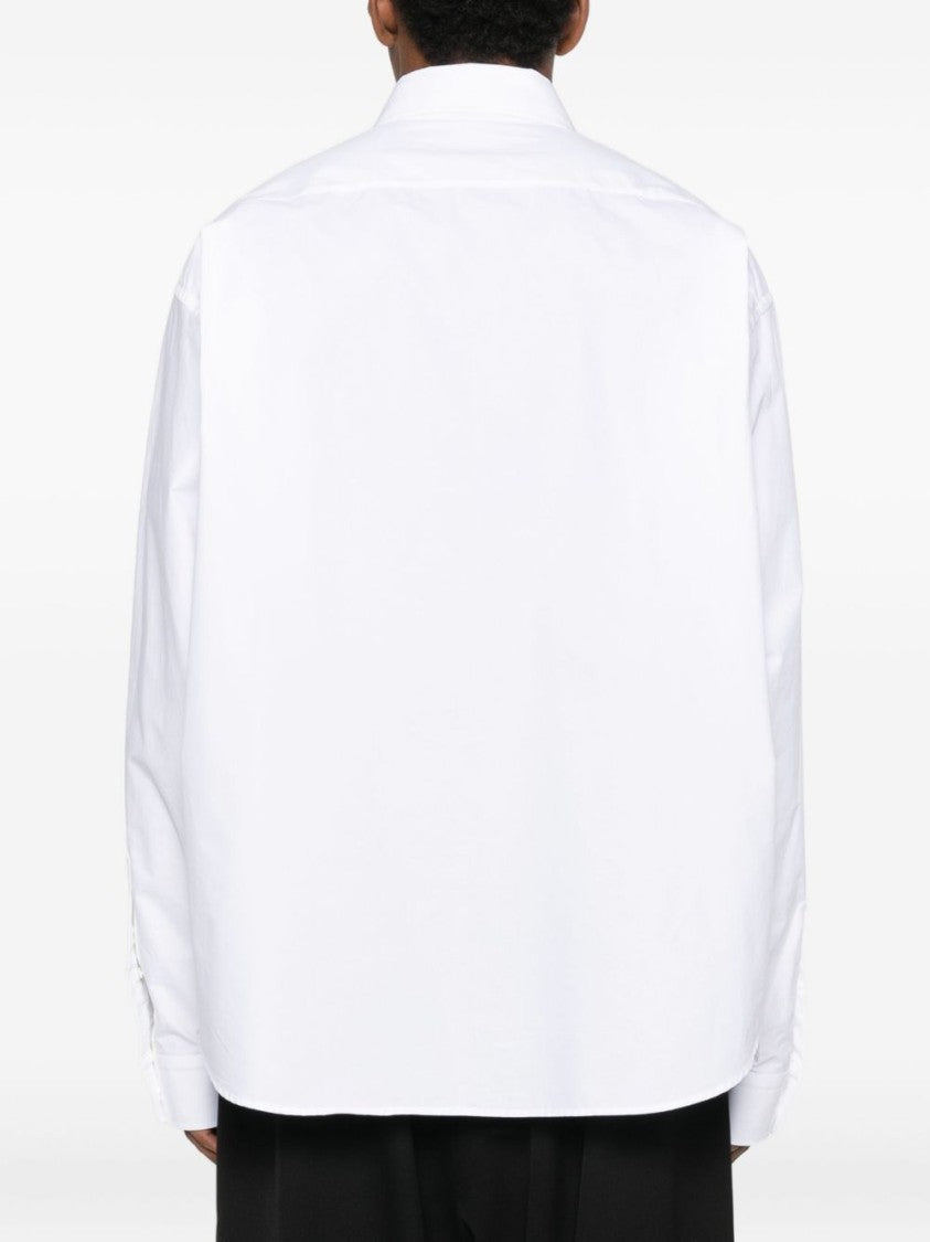 Balenciaga Large-Fit Cotton Shirt With Classic Button-Down Design
