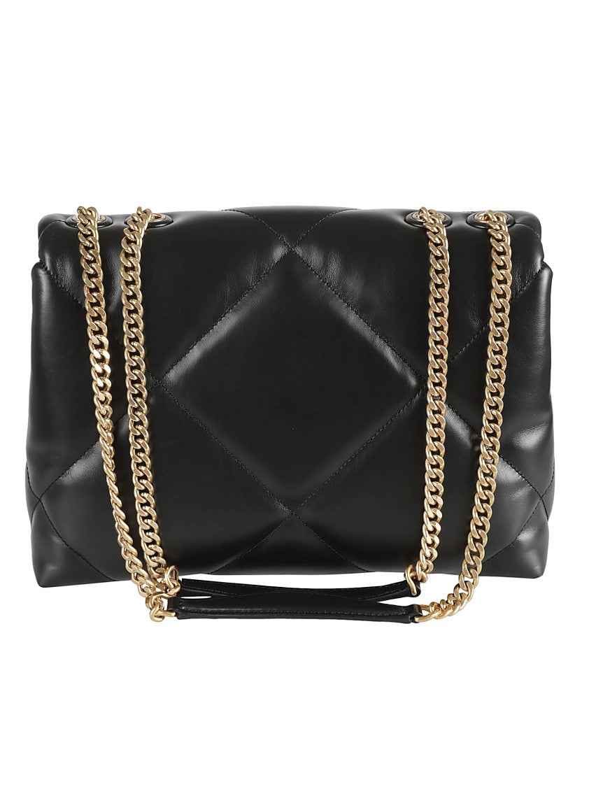 Tory Burch Diamond Quilted Black Shoulder Bag
