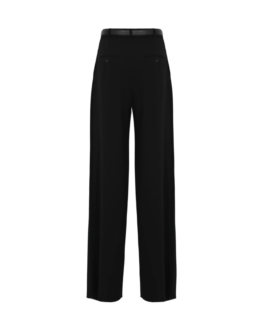 Max Mara High-Waist Wide Leg Trousers With Tailored Details