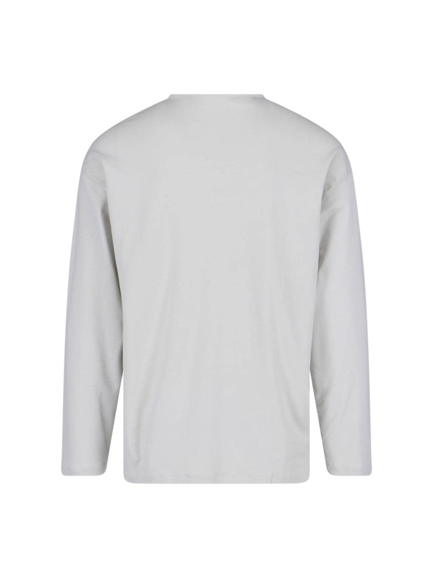 Lemaire Crew Neck Cotton Silk T-Shirt