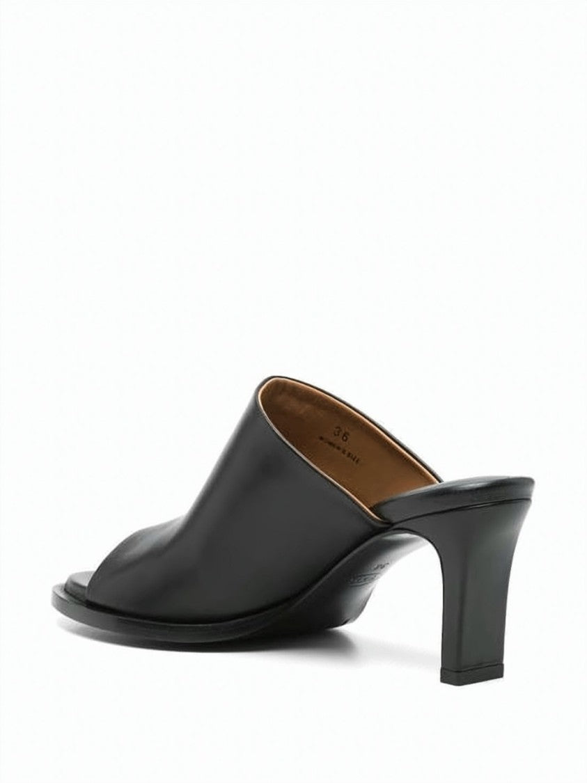 Tod's Open-Toe Mid-Height Block Heel Mules