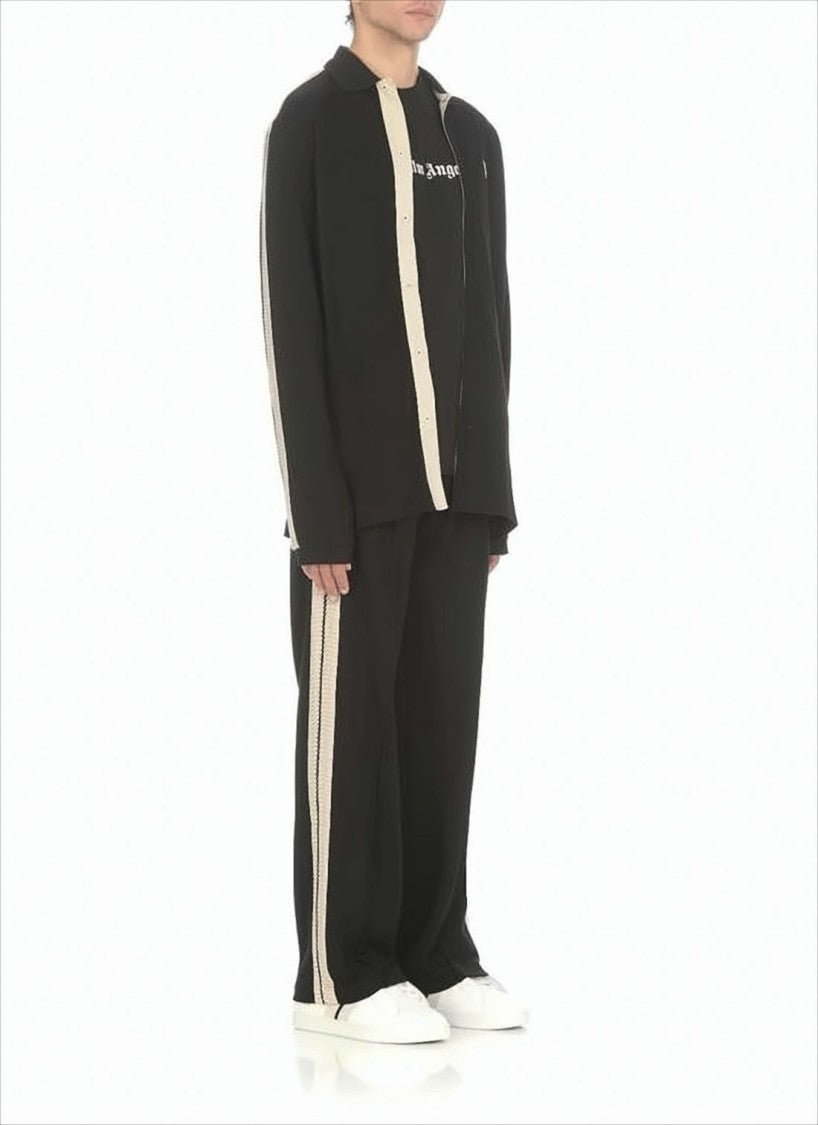 Palm Angels Long-Sleeve T-Shirt With Gothic Logo