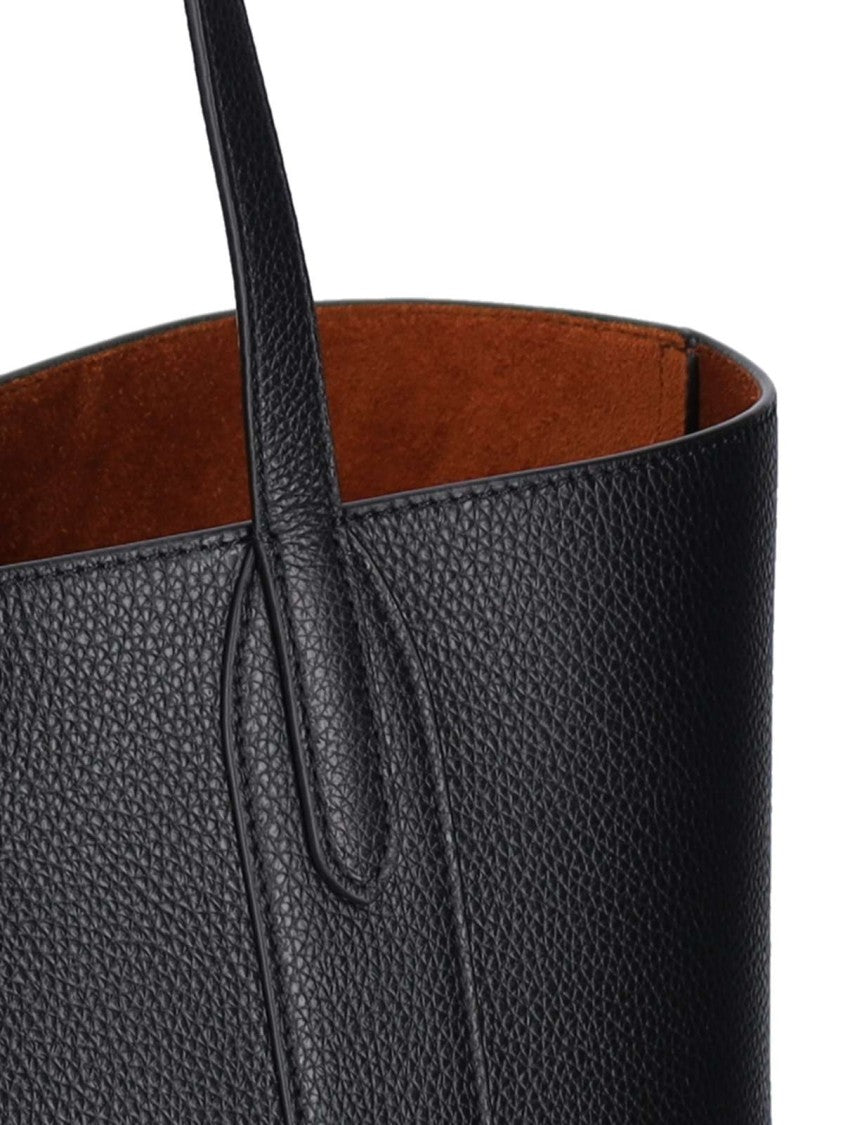 Mulberry Black Bayswater Grain Leather Tote Bag