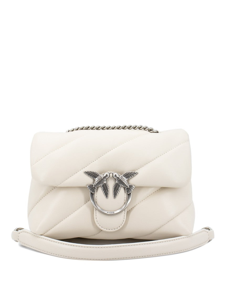 Pinko Maxi Quilted Nappa Leather Shoulder Bag