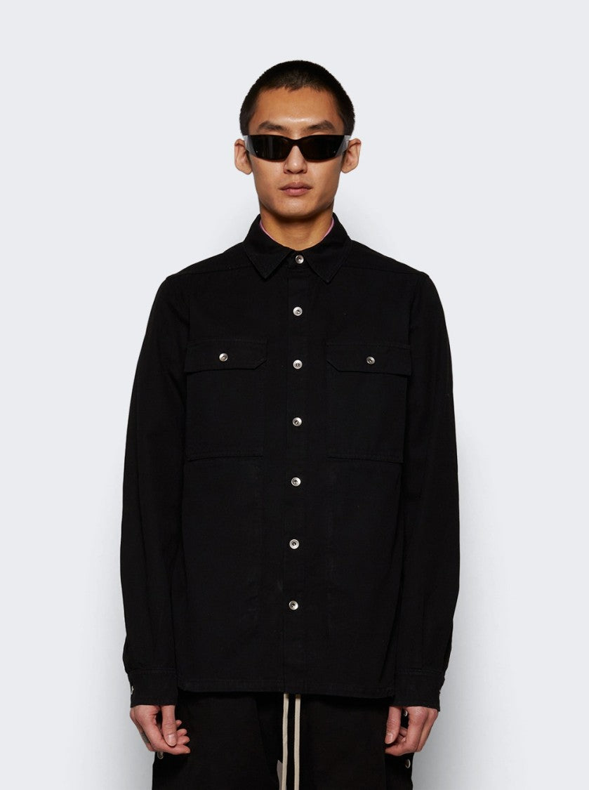 Drkshdw By Rick Owens Outershirt Jacket Black