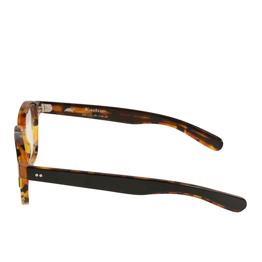 Kador Jack Rectangular Tortoiseshell Sunglasses With Vintage-Inspired Accents
