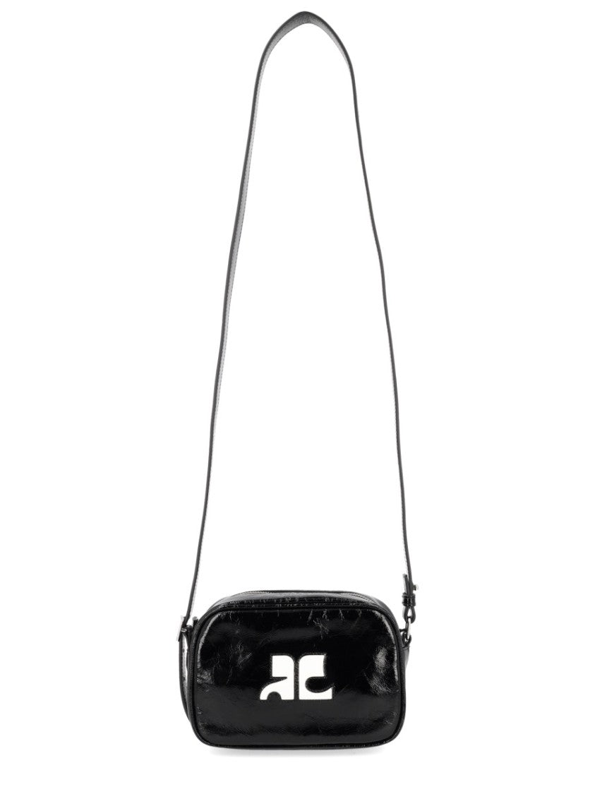 Courrèges Neutrals Reedition Naplack Glossy Bag