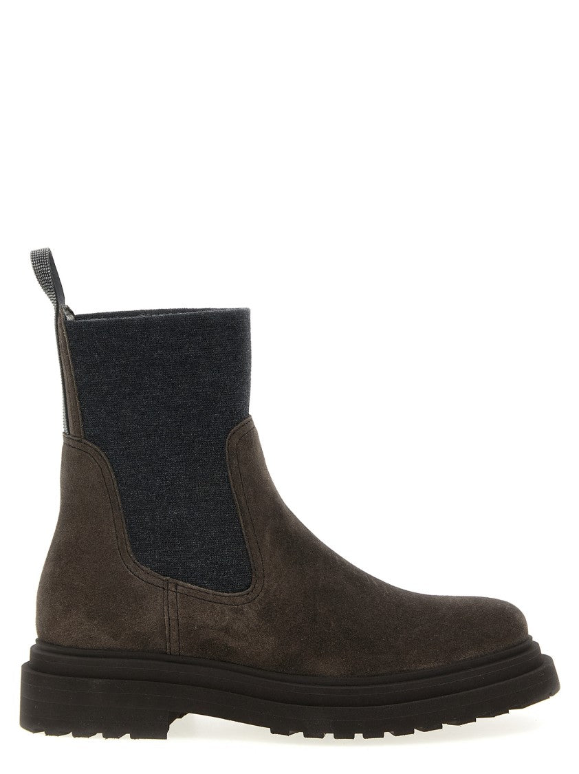 Brunello Cucinelli Monile Ankle Boots