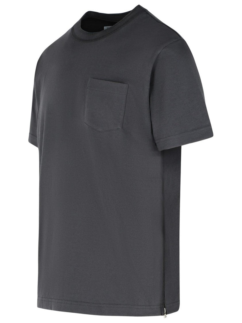 Sacai Gray Cotton T-Shirt