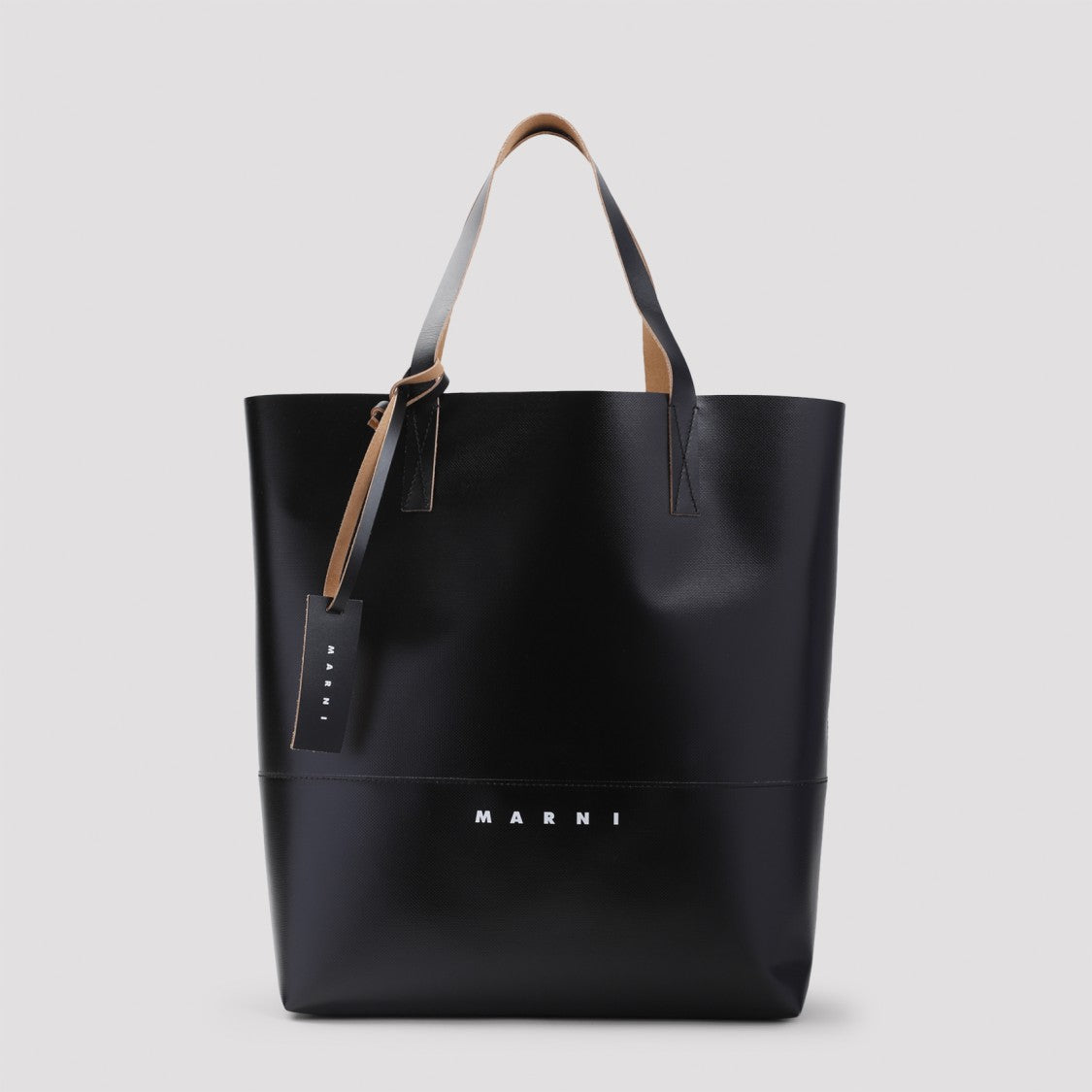 Marni Black Cow Leather Tote Bag