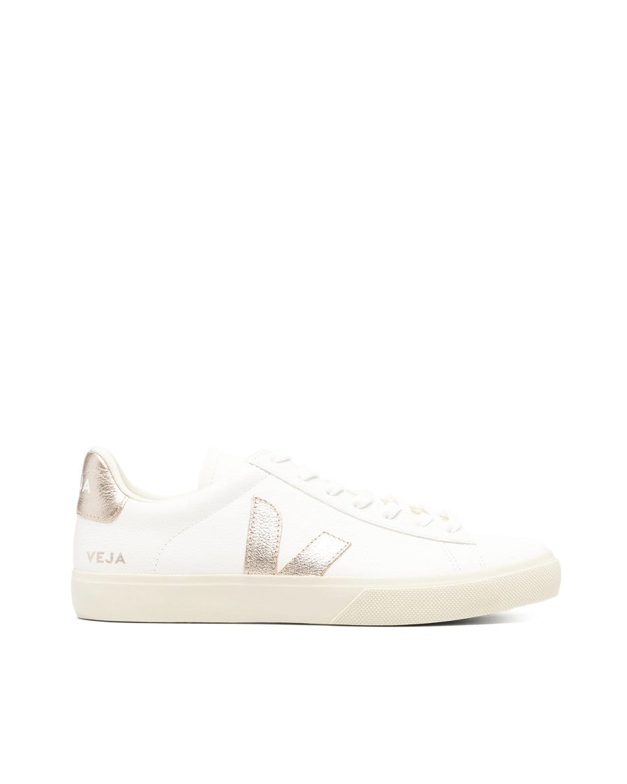 Veja White Campo Extra Leather Sneakers