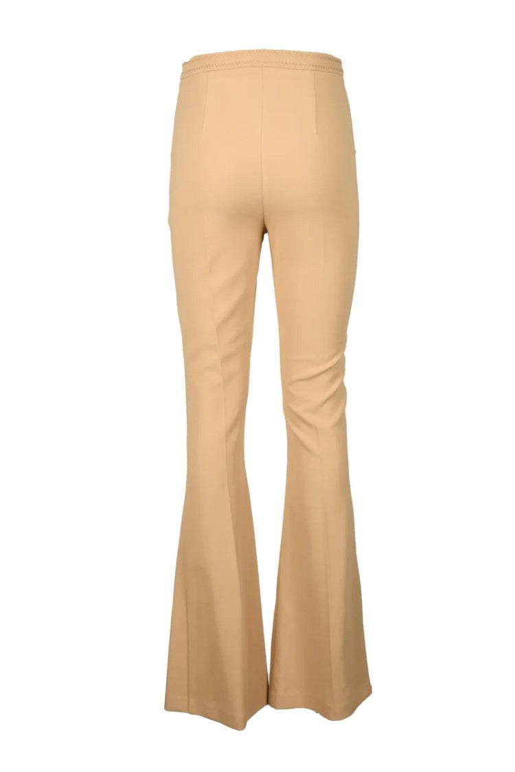 Elisabetta Franchi Beige Polyester Stretch Pants