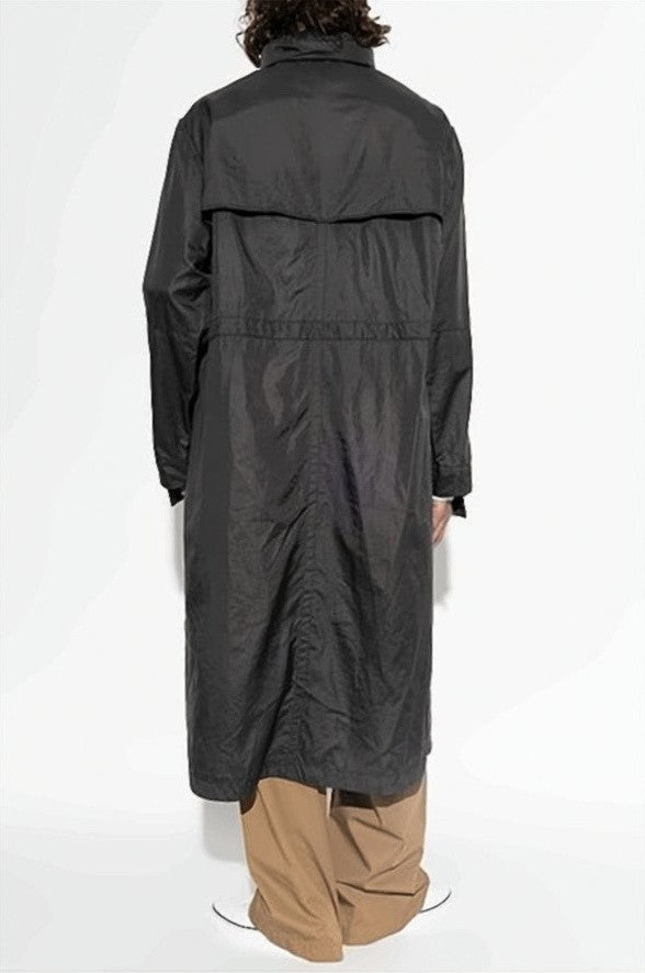 Lemaire Minimalist Long Coat With High Collar