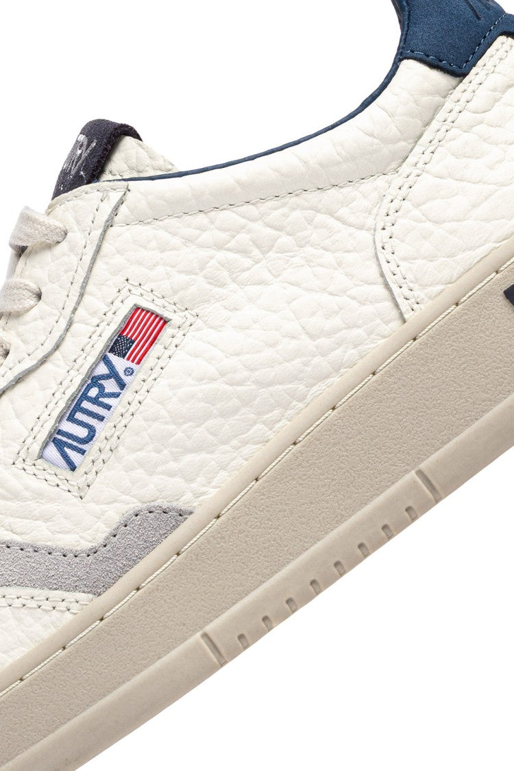 Autry White Medalist Elephant-Print Sneakers