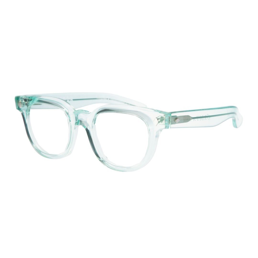 Kador Orbit Translucent Mint Green Frame Sunglasses With Square Lenses