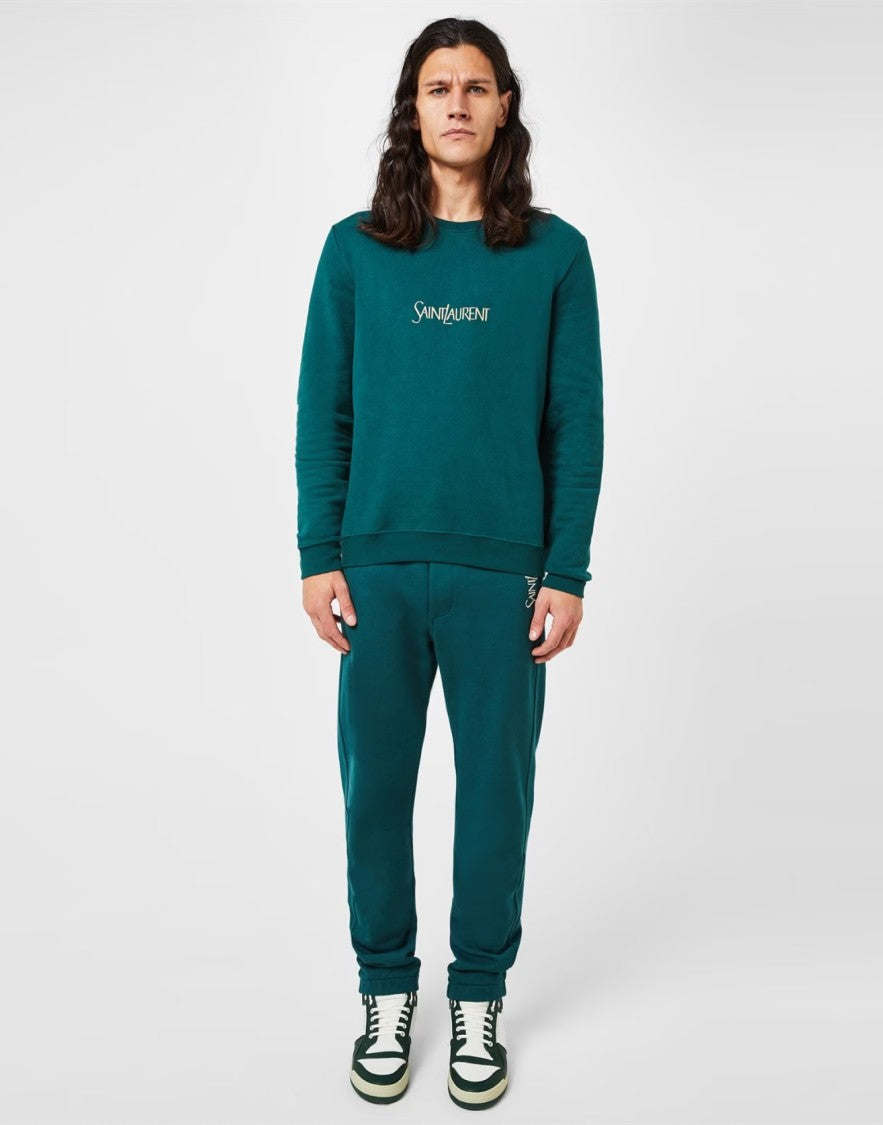 Saint Laurent Sl/24 Logo Mid-Top Sneakers