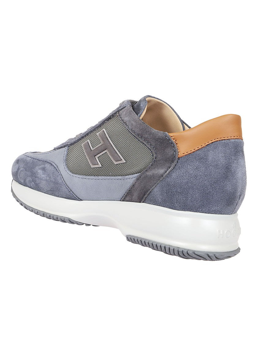 Hogan Interactive Leather And Suede Sneakers