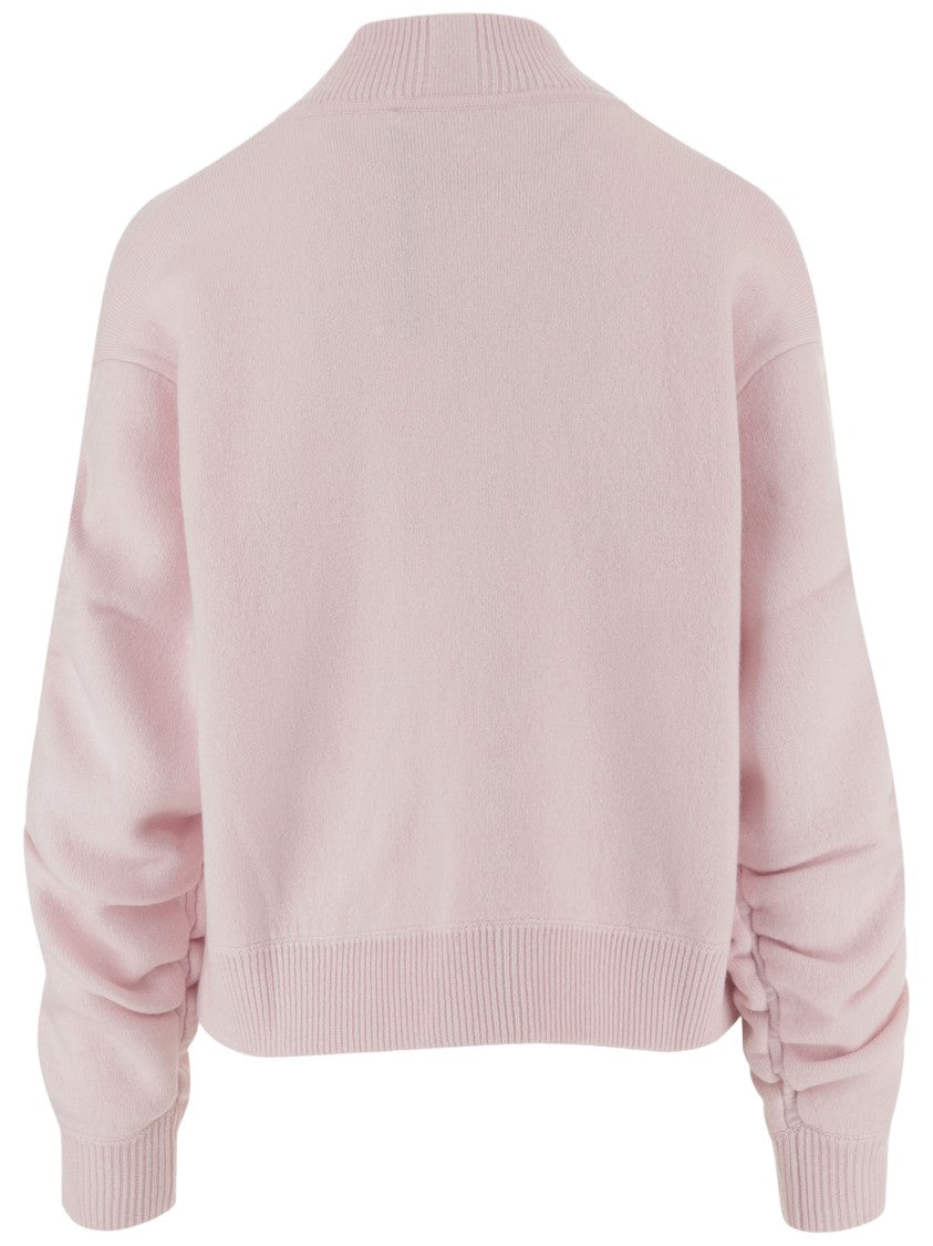 Allude Cashmere Blend Sweatshirt With Zip Closure