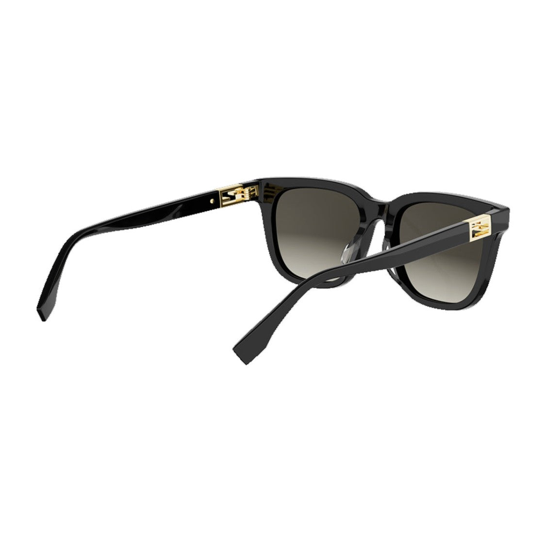 Fendi Black Tube Fe40228f Acetate Sunglasses